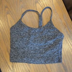 Beyond Yoga Gray Crop Top